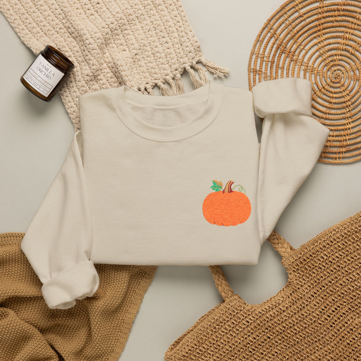 Pumpkin Crewneck Sweatshirt