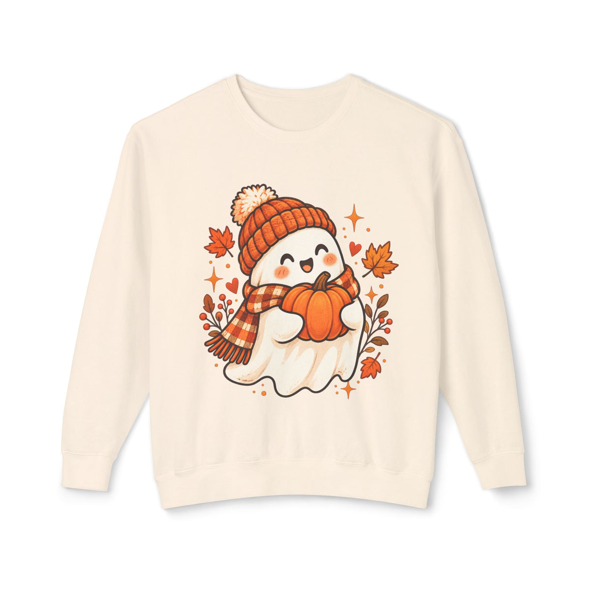 Pumpkin & Scarf Ghost Sweatshirt