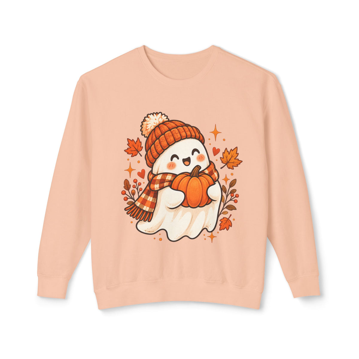 Pumpkin & Scarf Ghost Sweatshirt