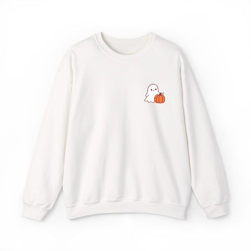 Ghost & Pumpkin Crewneck Sweatshirt