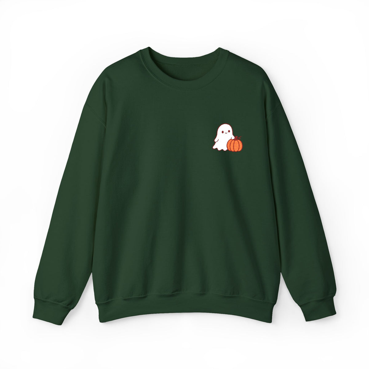 Ghost & Pumpkin Crewneck Sweatshirt