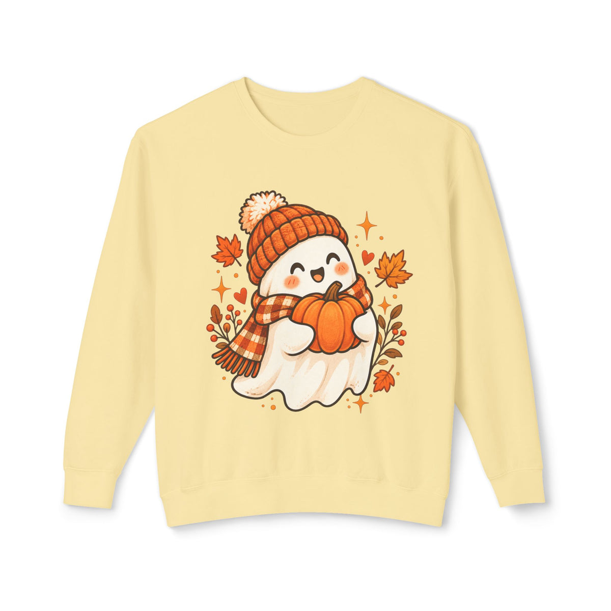 Pumpkin & Scarf Ghost Sweatshirt