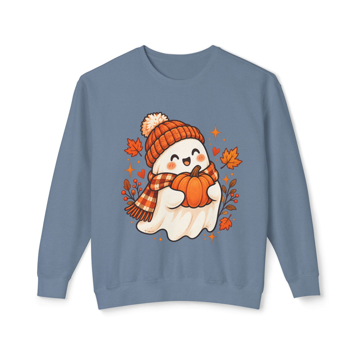 Pumpkin & Scarf Ghost Sweatshirt