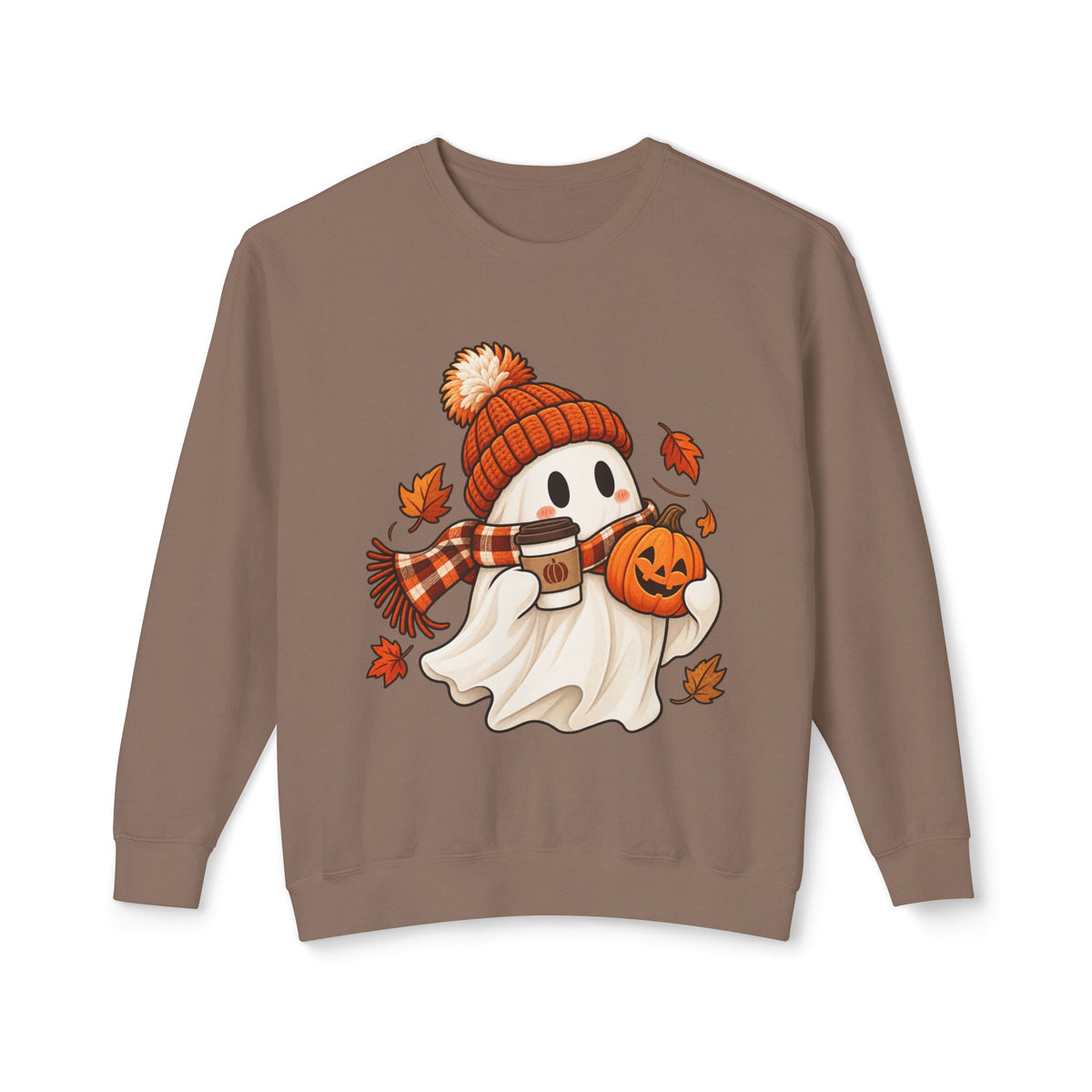 Pumpkin & Scarf Fall Crewneck
