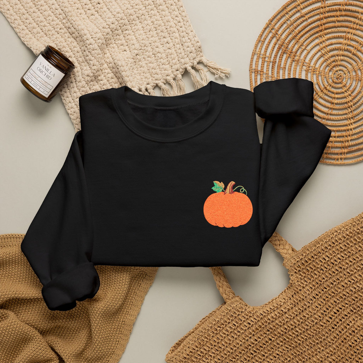 Pumpkin Crewneck Sweatshirt