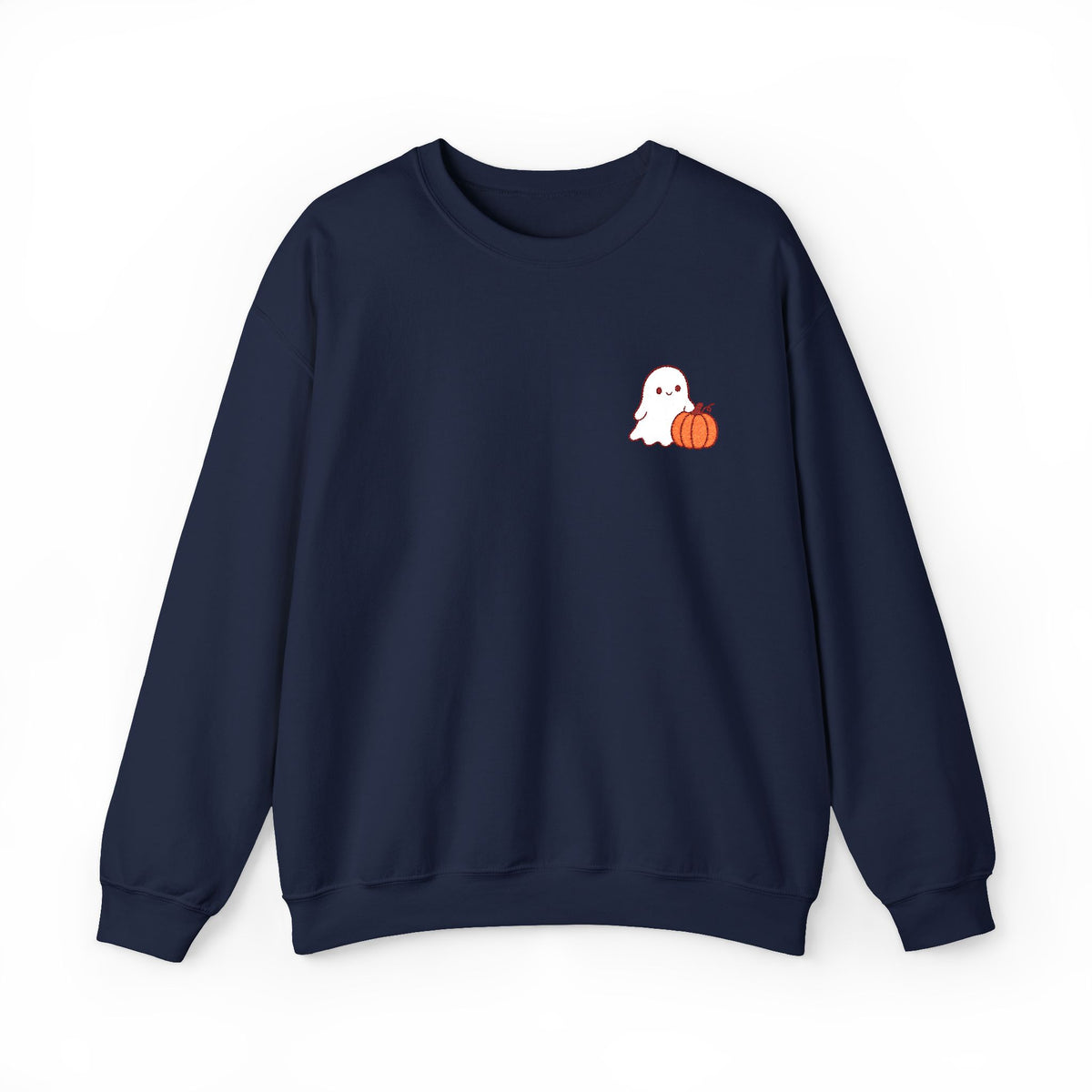 Ghost & Pumpkin Crewneck Sweatshirt