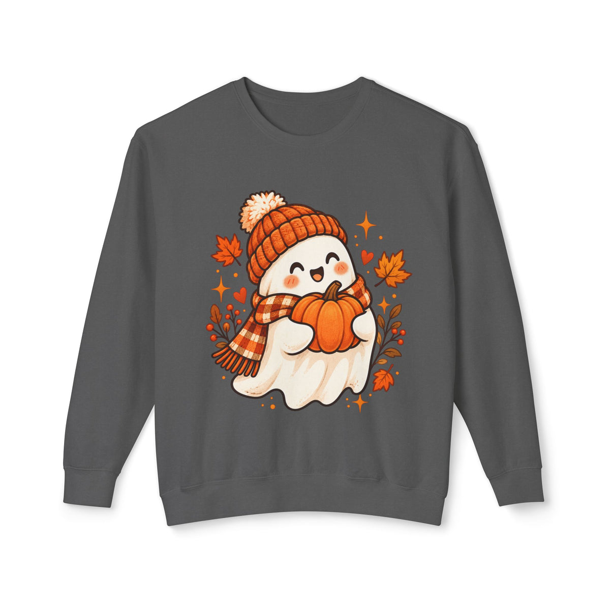 Pumpkin & Scarf Ghost Sweatshirt