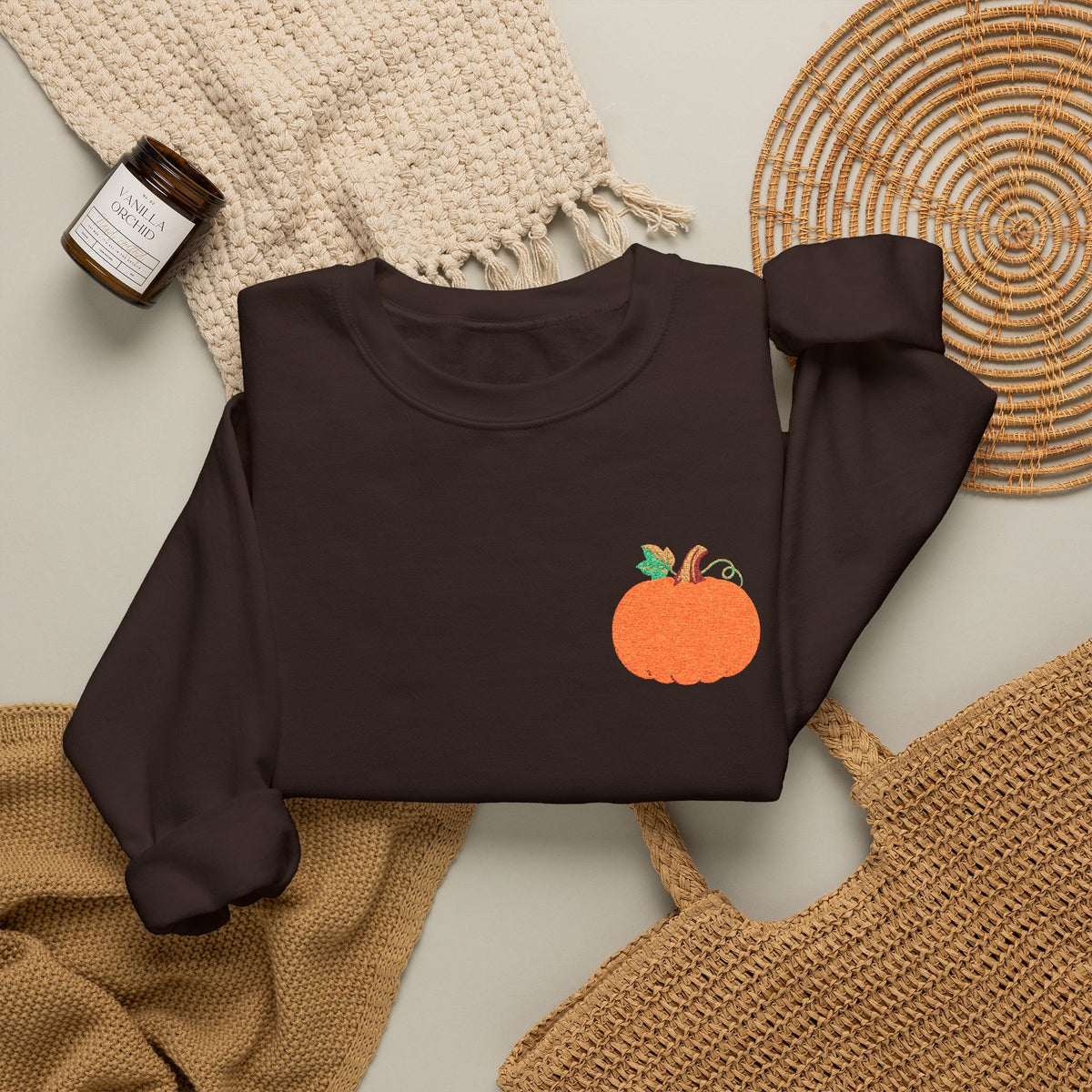 Pumpkin Crewneck Sweatshirt