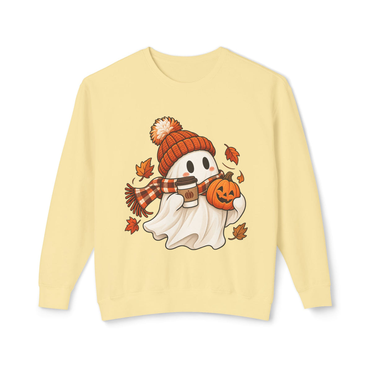 Pumpkin & Scarf Fall Crewneck