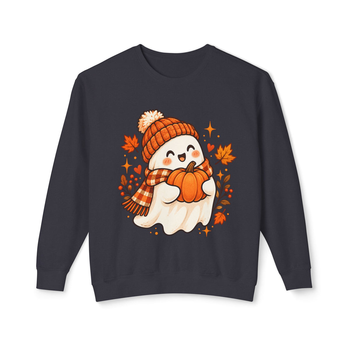 Pumpkin & Scarf Ghost Sweatshirt