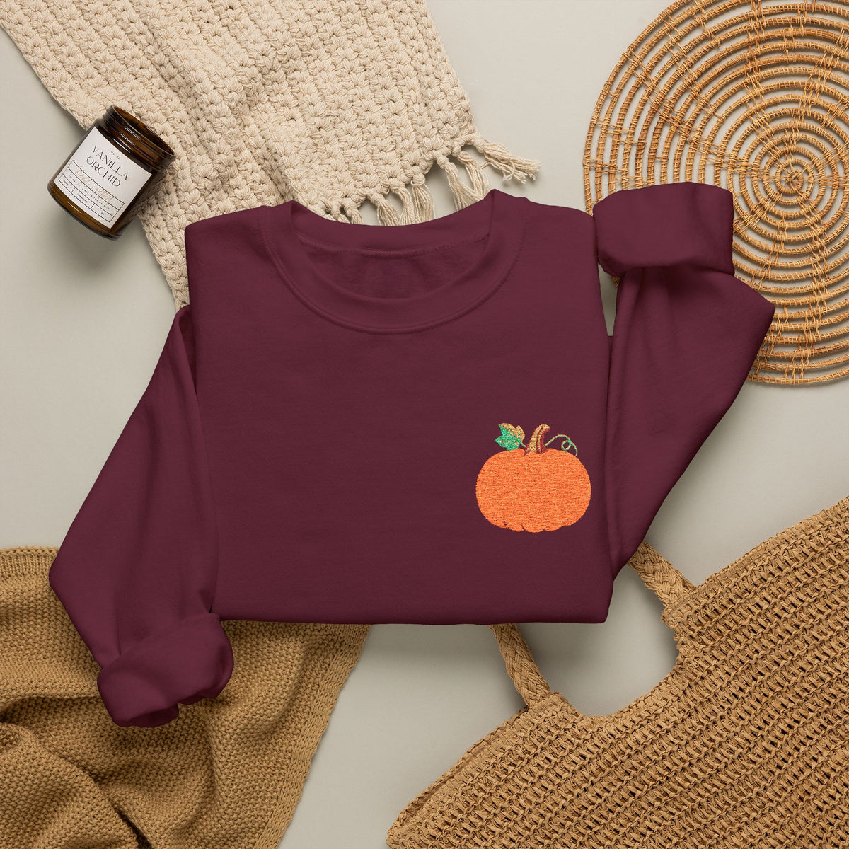Pumpkin Crewneck Sweatshirt