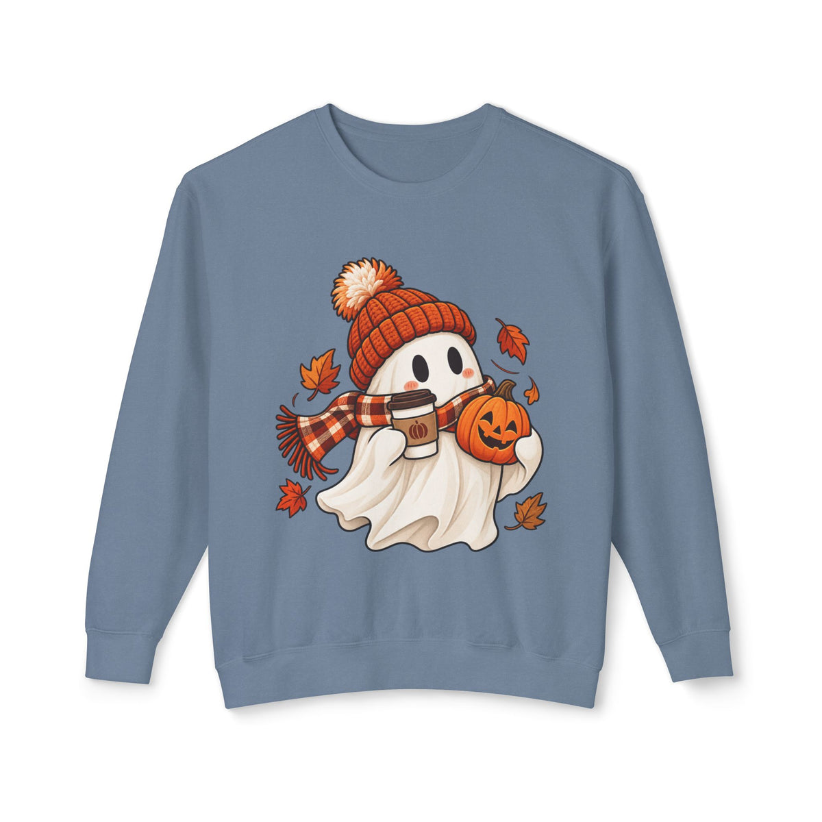 Pumpkin & Scarf Fall Crewneck