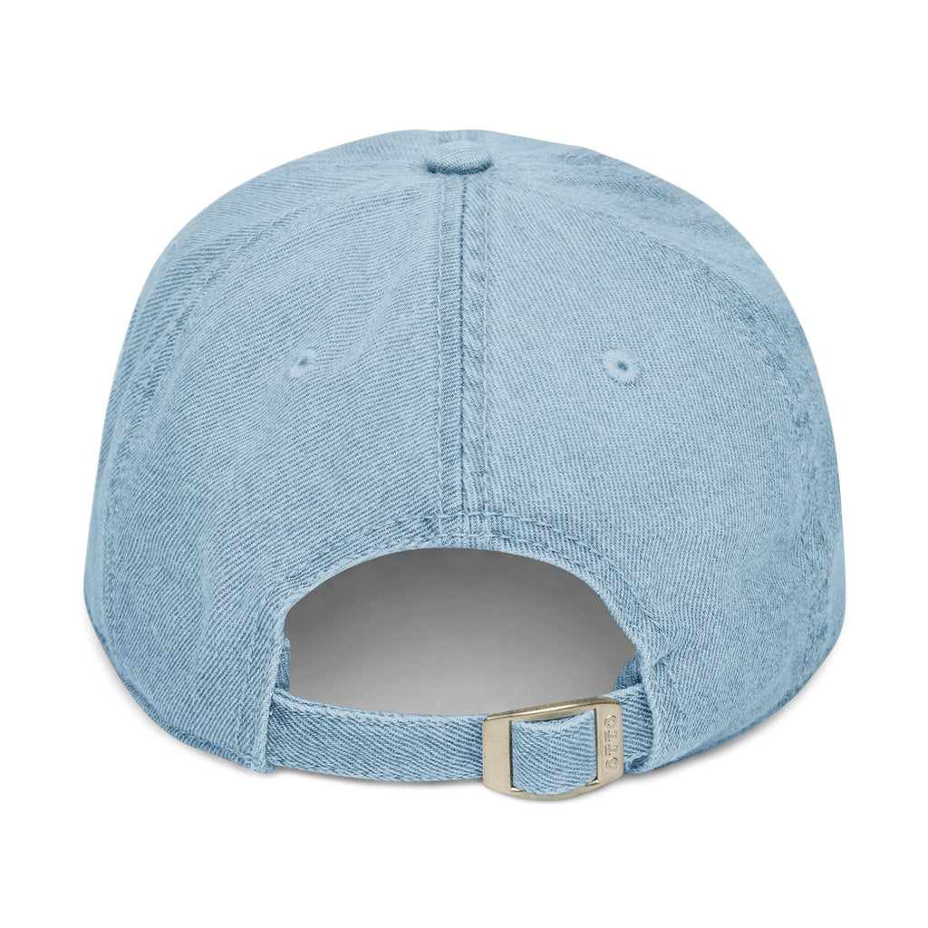 Embroidered Fall Maple Leaf Denim Hat